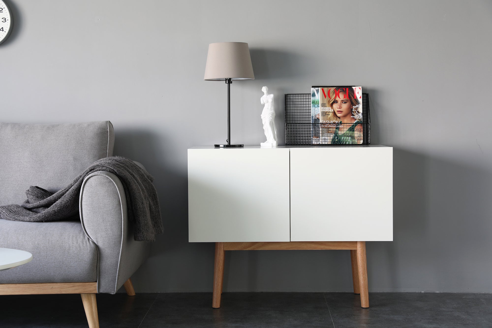 Cabinet White Melamine Exterior