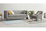 Grey sofa and chair