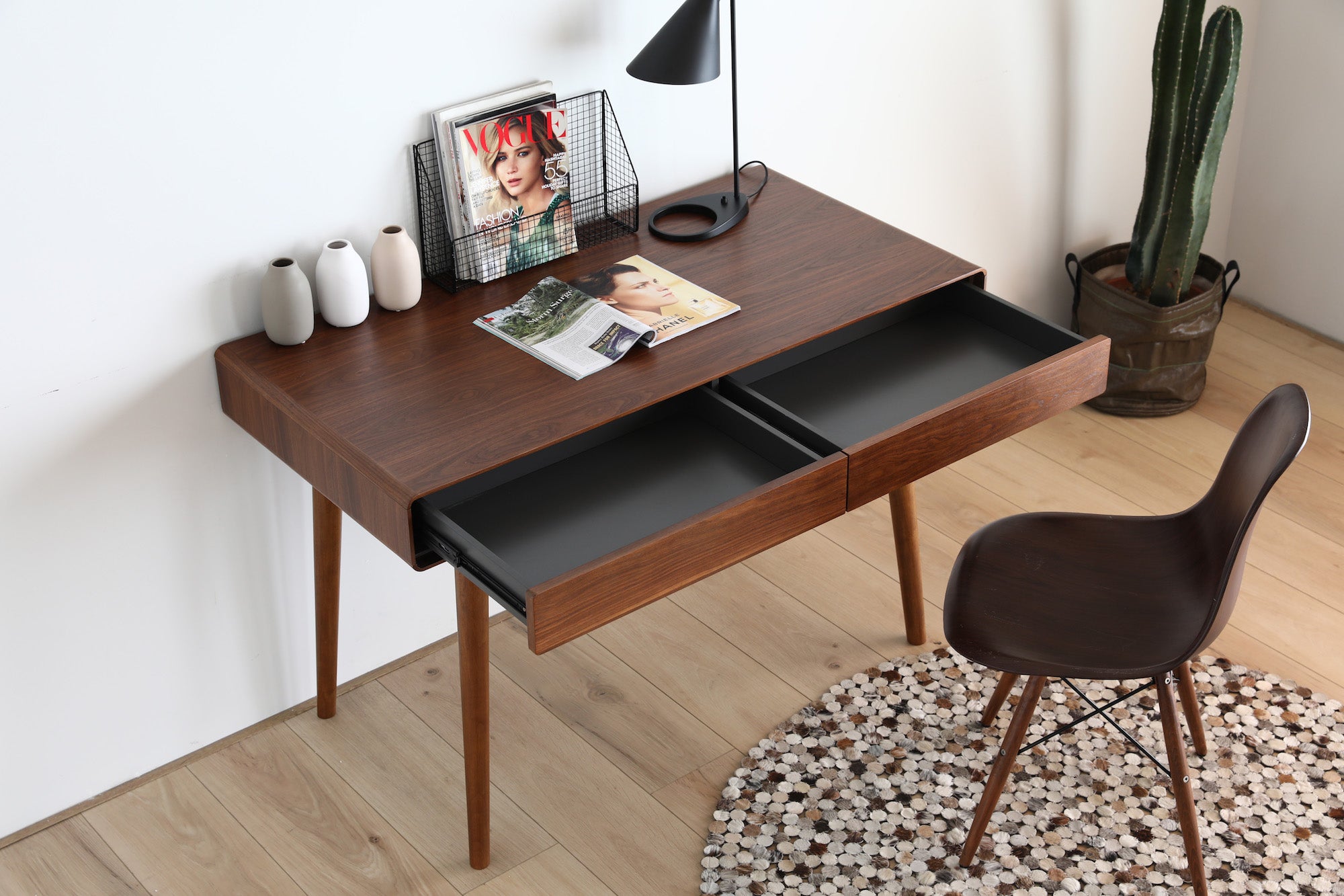 Walnut Desk and chair