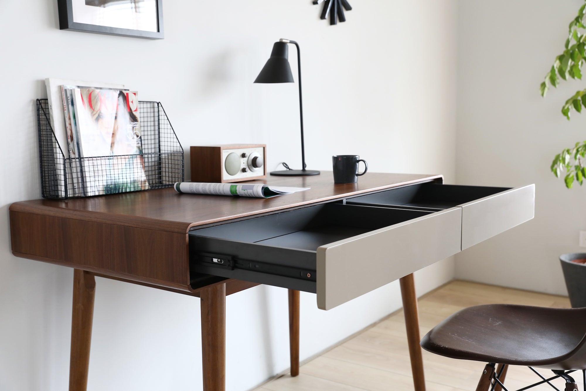 Walnut Desk and chair