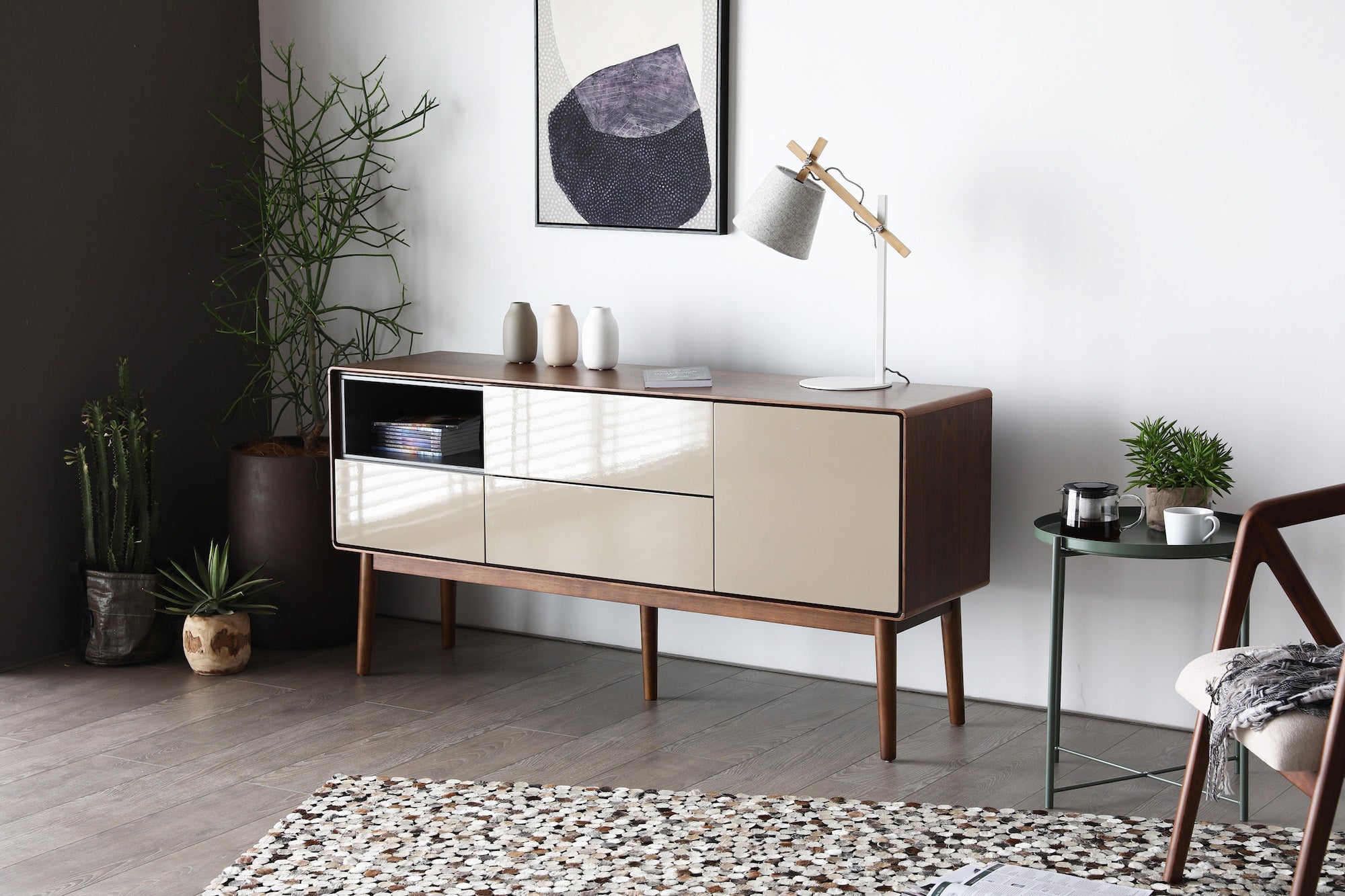 Walnut Entertainment unit 