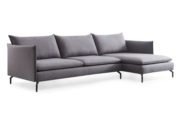 Grey L Shape Sofa