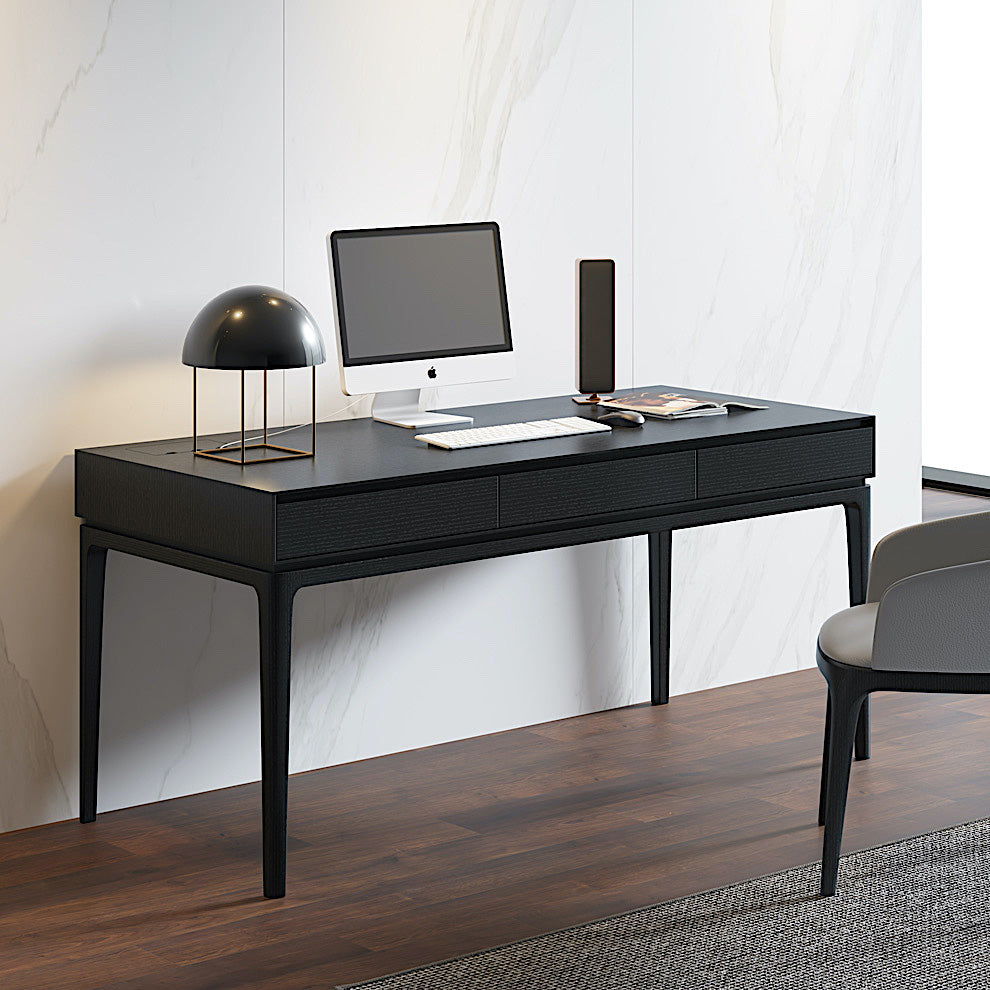 Black Home Office Desk