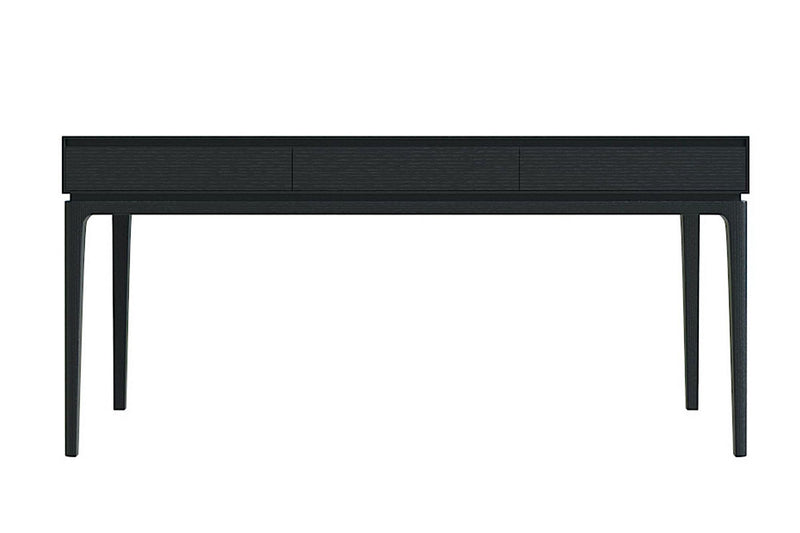 Ollie Home Office Desk with Drawers Black Desks Home Office Furniture