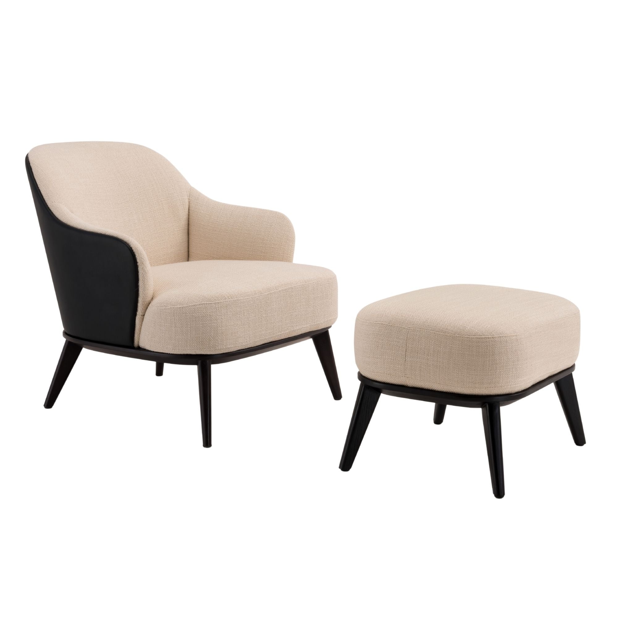 Salis Armchair and Foot Stool