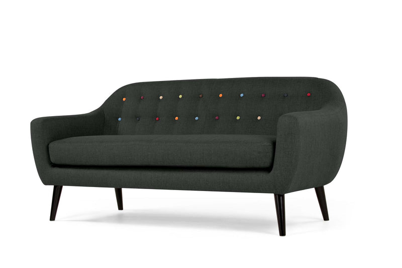 Black 3 Seater Sofa