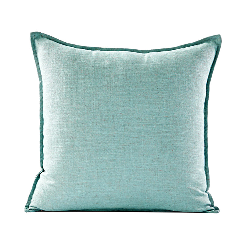 Blue Single Color Cushion Cover
