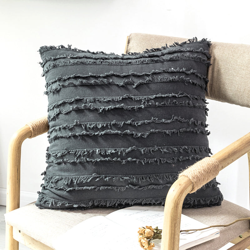 Soft Plain Shaggy Cushion Cover