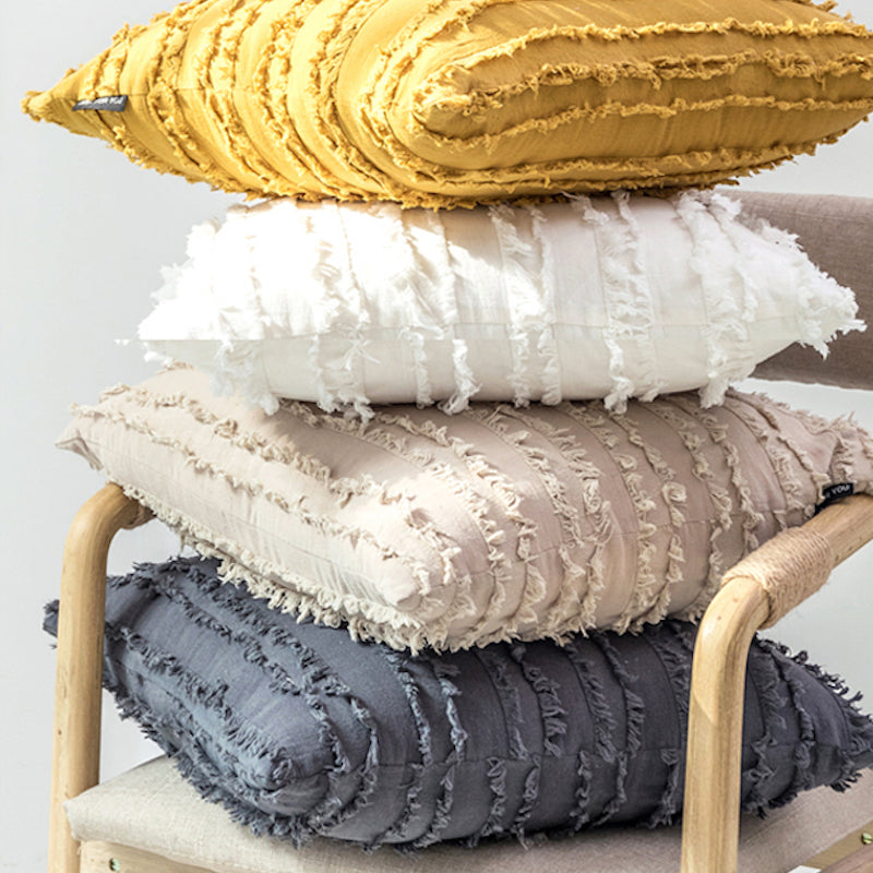 Soft Plain Shaggy Cushion Cover