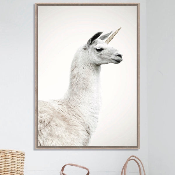 Llama King Print