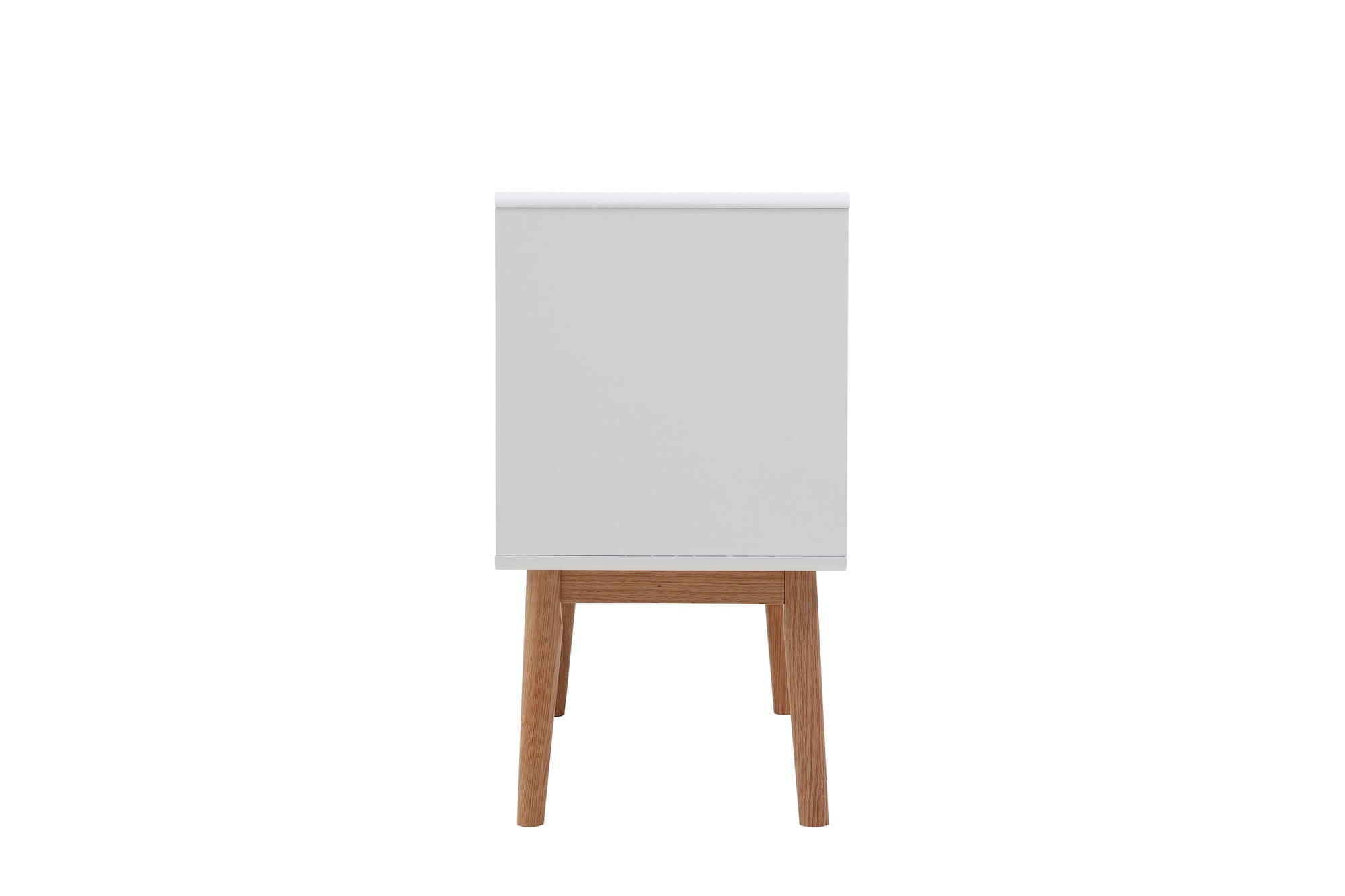 Red oak wood veneer cabinet