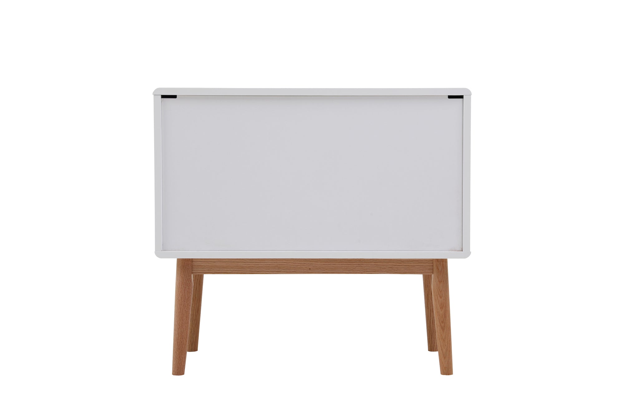 Red oak wood veneer cabinet