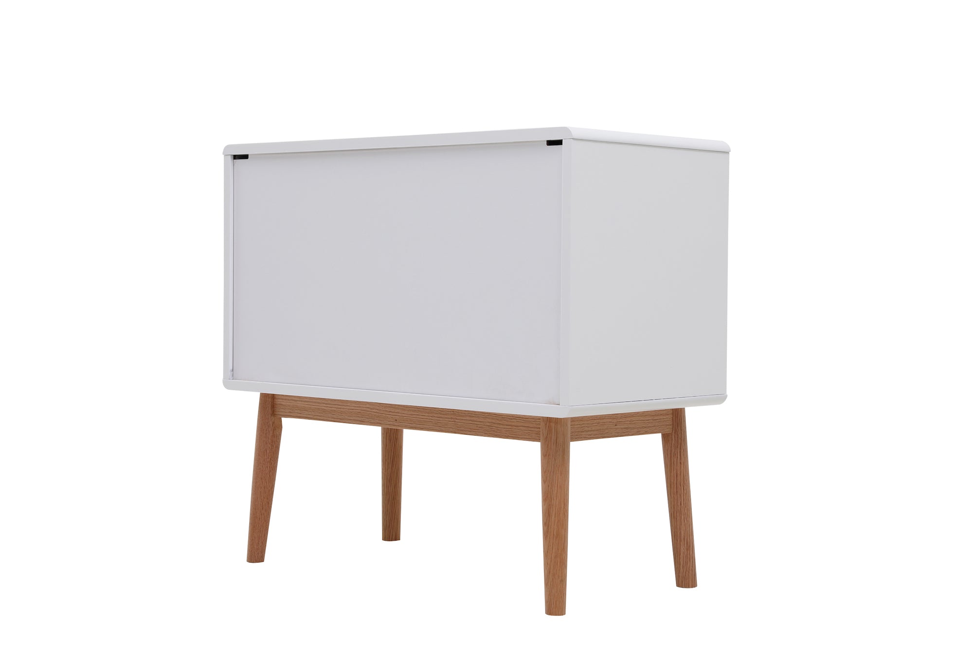 Red oak wood veneer cabinet