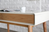 Desk with Red Oak Wood Legs