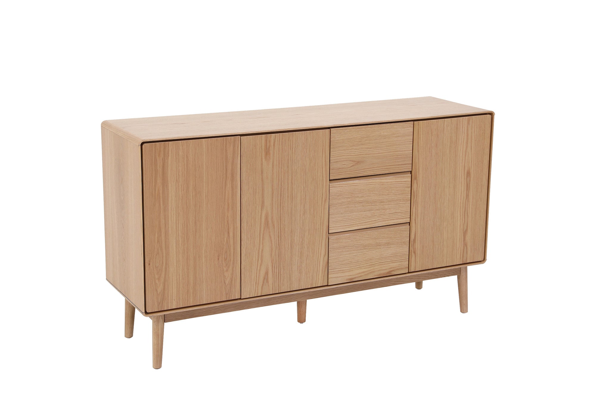 white oak veneer large buffet